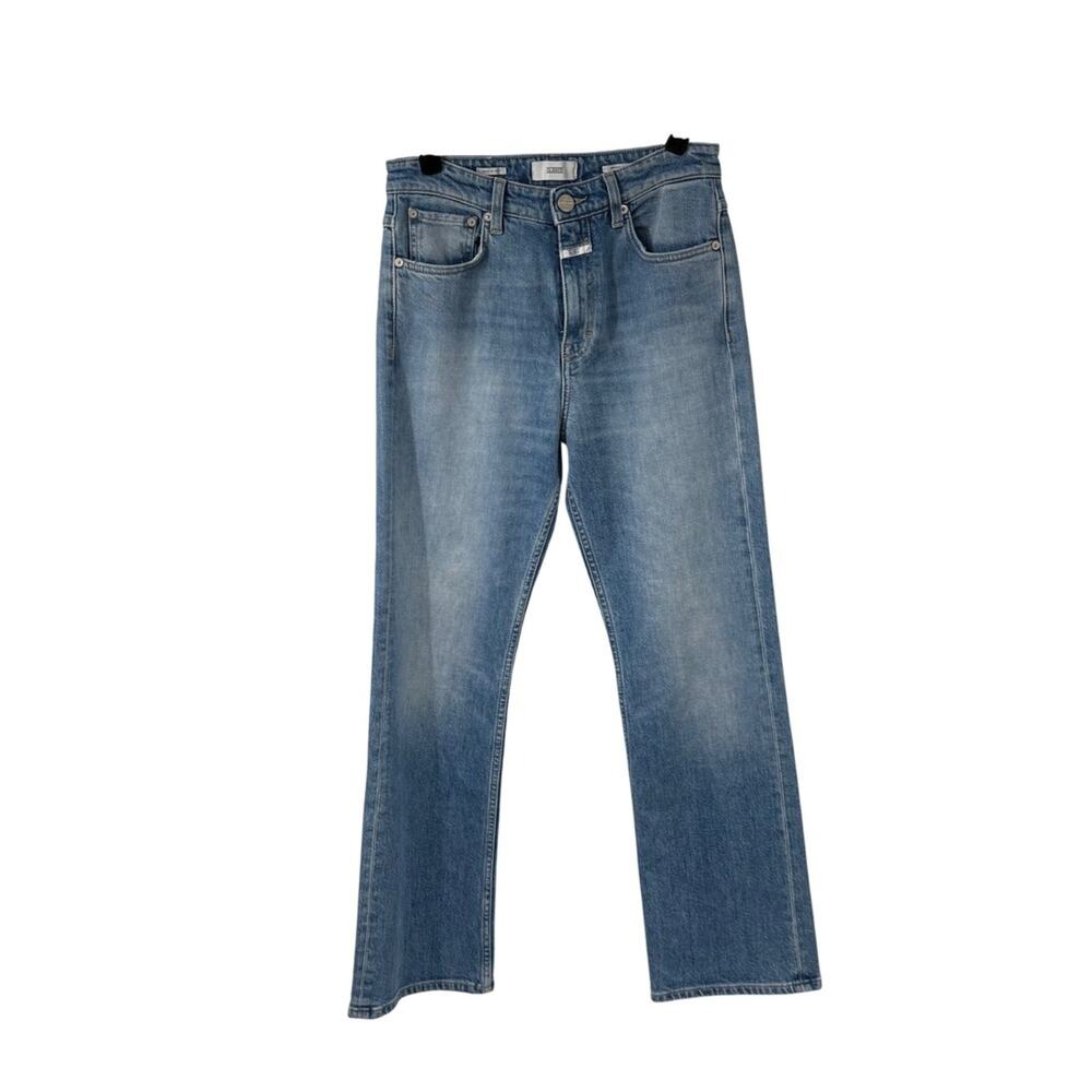 CLOSED Organic Cotton High Rise Straight Leg Jeans Women's Size 26 Made in Italy